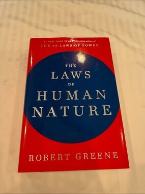 The Laws of Human Nature by Robert Greene - Red & Blue Hardcover